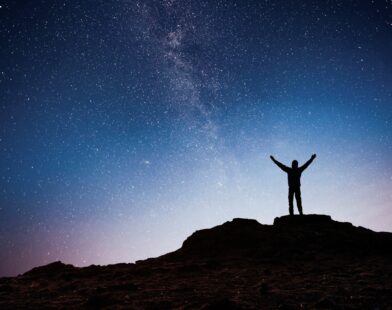 Čovjek i zvijezde padalice